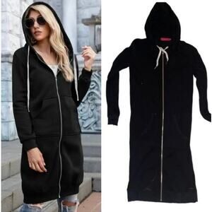 NWT n:philanthropy French Terry Long Zip Up Hoodie Size Small
